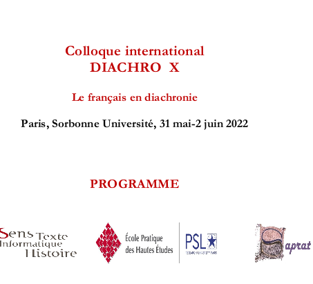 Colloque Diachro X